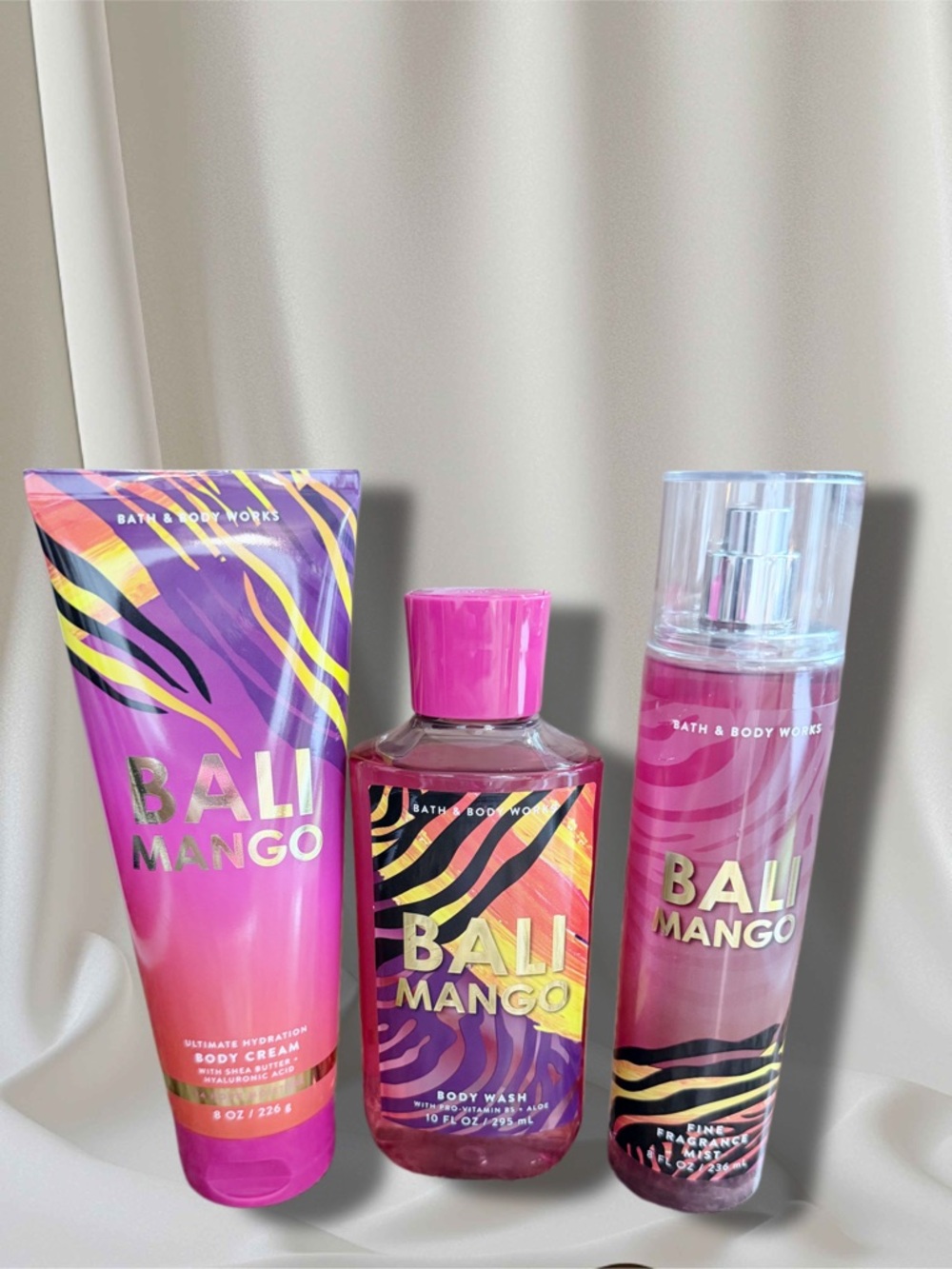 NEW - Bath & Body Works Bali Mango Body Care Set